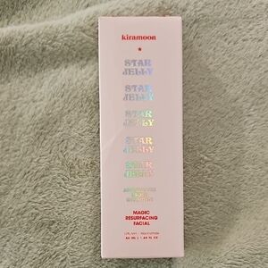 Silver and White Holographic Packaging with Iridescent Text